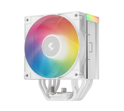 Кулер для процессора DEEPCOOL AG500 WH ARGB V2 белый 120мм алюминий+медь 1850rpm 29.4db 4-pin 240W 155мм Кулер для процессора DEEPCOOL AG500 WH ARGB V2 белый 120мм алюминий+медь 1850rpm 29.4db 4-pin 240W 155мм