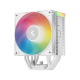 Кулер для процессора DEEPCOOL AG500 WH ARGB V2 белый 120мм алюминий+медь 1850rpm 29.4db 4-pin 240W 155мм