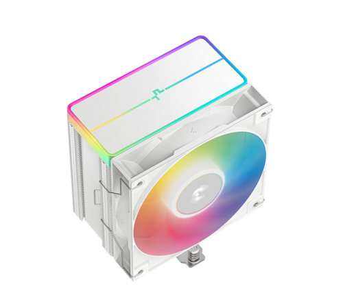 Кулер для процессора DEEPCOOL AG500 WH ARGB V2 белый 120мм алюминий+медь 1850rpm 29.4db 4-pin 240W 155мм Кулер для процессора DEEPCOOL AG500 WH ARGB V2 белый 120мм алюминий+медь 1850rpm 29.4db 4-pin 240W 155мм