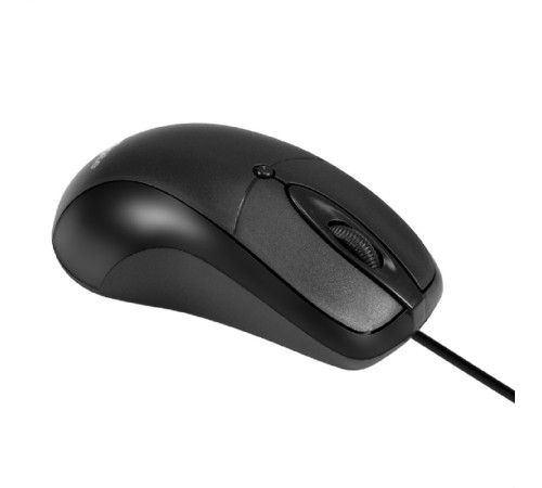 Мышь ExeGate Professional Standard B100L (USB, оптическая, 1000dpi, 3D, 3 кнопки и колесо прокрутки, длина кабеля 2м, черный, Color Box)