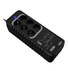 ИБП CBR [LHT-850-6E] Offline  850VA/480W 6Ah12V 6 x Shuko+ Breaker