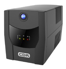 ИБП CBR [QTM-1200-4E] Line Interactive  1200VA/720W 9Ah12V 4 x Shuko, USB-A, RJ45/11