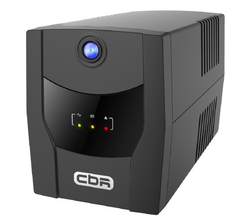 ИБП CBR [QTM-1200-4E] Line Interactive  1200VA/720W 9Ah12V 4 x Shuko, USB-A, RJ45/11