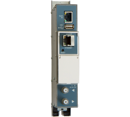 Модулятор IP в 4хDVB-C MIQ440