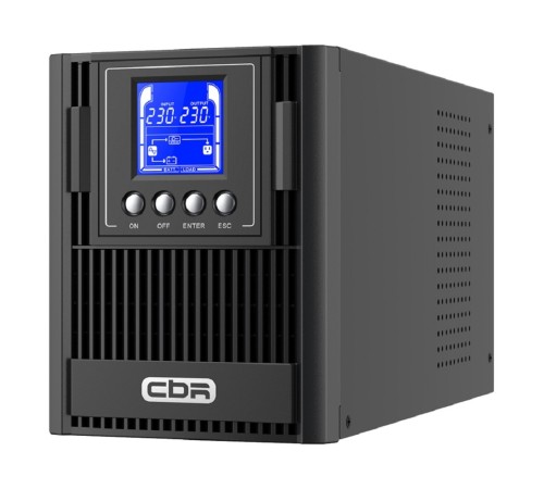 ИБП CBR [ESN-1000-8C] Online 1000VA/1000W Tower 8 x C13, LCD, USB-A, RS232, EPO, SNMP slot