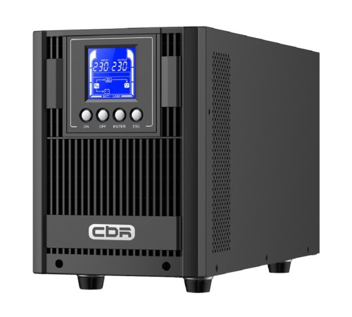 ИБП CBR [ESN-1500-8C] Online 1500VA/1500W Tower 8 x C13, LCD, USB-A, RS232, EPO, SNMP slot