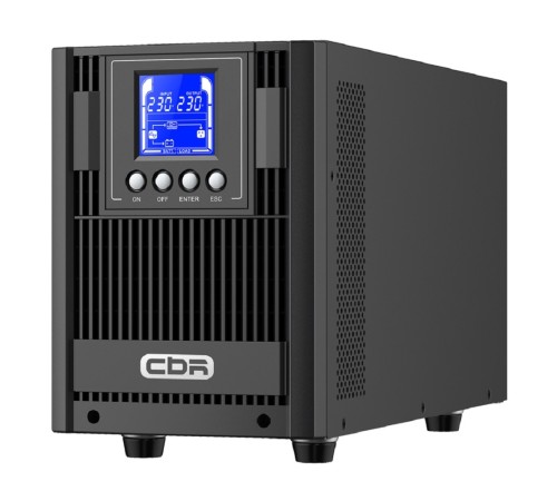 ИБП CBR [ESN-2000-8C] Online 2000VA/2000W Tower 8 x C13, LCD, USB-A, RS232, EPO, SNMP slot