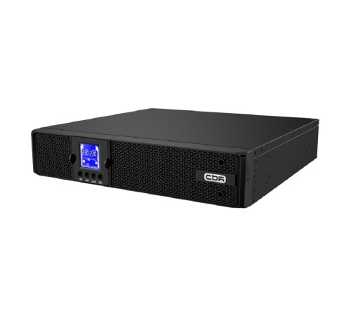 ИБП CBR [ERT-1000-8C] Online 1000VA/1000W RT 8 x C13, LCD, USB-A, RS232, EPO, SNMP slot