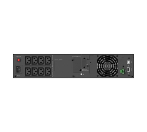 ИБП CBR [ERT-1500-8C] Online 1500VA/1500W RT 8 x C13, LCD, USB-A, RS232, EPO, SNMP slot