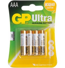 Батарея GP Ultra Alkaline 24AU LR03 AAA (4шт)