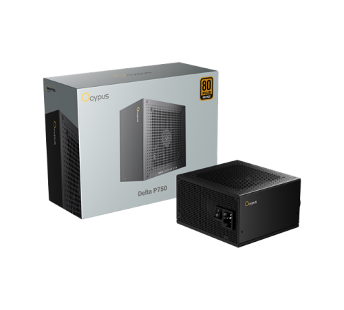 Блок питания Ocypus Delta P750, 750W, APFC, 80+ Bronze, ATX 3.1, 120mm Fan (P750-BF) Блок питания Ocypus Delta P750, 750W, APFC, 80+ Bronze, ATX 3.1, 120mm Fan (P750-BF)
