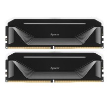 Модуль памяти Apacer  DDR5  32GB  5200MHz DIMM NOX RGB Black Gaming Memory (PC5-41600) CL40 1.25V Kit (2x16GB) (Retail) 2048*8 Heat Sink (Retail) 3 years (AH5U32G52C522NBAA-2)