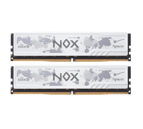 DDR5 DIMM 6000-38 2048x8 64GB 1.35V OC NOX White DDR5 w/HS RP-K2 AH5U64G60C622MWAA-2