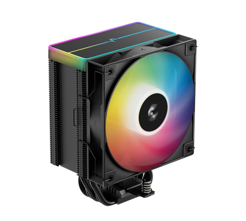 Кулер для процессора DEEPCOOL AG500 BK ARGB V2 черный 120мм алюминий+медь 1900rpm 29.4db 40pin 240W 160мм Кулер для процессора DEEPCOOL AG500 BK ARGB V2 черный 120мм алюминий+медь 1900rpm 29.4db 40pin 240W 160мм
