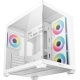 Корпус Deepcool CG530 4F WH без БП, боковое окно (панорама), 3x120мм ARGB Reverce вентилятора на боковой стенке, 1x120мм ARGB вентилятор сзади, белый, ATX