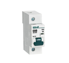 Выключатель автоматический модульный 1п C 80А 10кА ВА-201 DEKraft 13002DEK