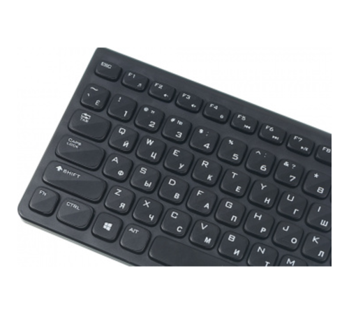 Клавиатура + мышь Oklick 220M черный, USB, беспроводная  [1062000]