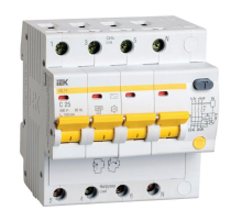 Iek MAD10-4-025-C-100 Диф.автомат АД14 4Р 25А 100мА ИЭК