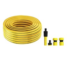 Rexant (62-0229-1-FC) Комплект для полива Профи Плюс (шланг ПВХ 3-слойный армированный 3/4" 25м, коннекторы, адаптер, распылитель)