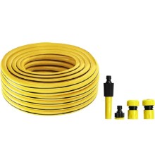 Rexant (62-0229-1-FC) Комплект для полива Профи Плюс (шланг ПВХ 3-слойный армированный 3/4" 25м, коннекторы, адаптер, распылитель)