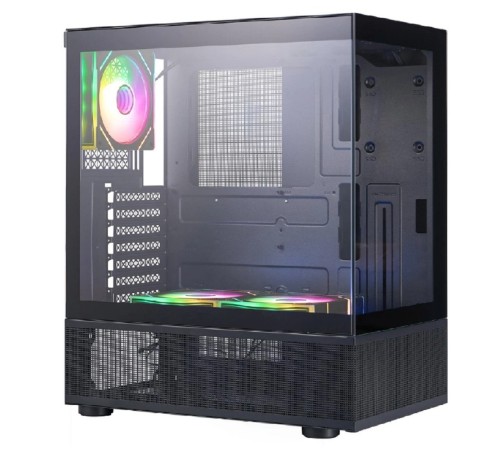 1STPLAYER MIKU Mi7-A ARGB Black / ATX / 3x120mm ARGB fans / Mi7-A-BK-2FC7R-1FC7