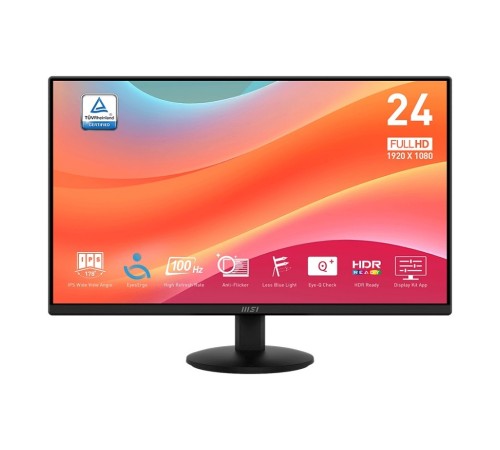 MSI PRO 23.8" MP242L{IPS 1920x1080 100Hz 4ms 250cd HDMI DisplayPort Tilt External} [9S6-3PD5CT-008]