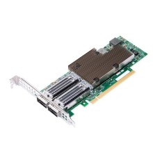 Broadcom NetXtreme P2100G (BCM957508-P2100G low profile) 2x100GbE (100/50/25/10GbE), PCIe 4.0 x16, QSFP56, BCM57508, Ethernet Adapter, LP + FH brackets incl, BOX