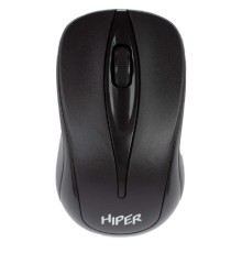 Мышь беспроводная HIPER HOMW-061 /1000 dpi/оптический/3 кнопки/USB-приемник/2,4 ГГц/батарея 2хААА/черный (HOMW-061)