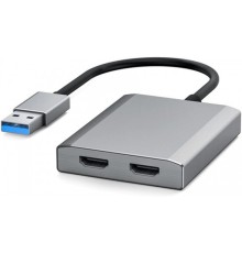 KS-is KS-821 Адаптер USB 3.0 на HDMIx2 4K+1080p KS-is