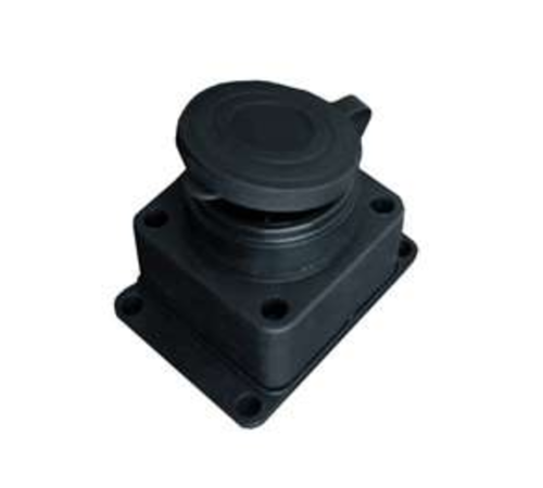 Розетка настенная 16А IP44 250В (еврослот) с заглушкой с заземл. каучук UNIVersal 602229