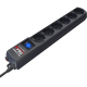 Сетевой фильтр Pilot S 6 розеток (5 евро + 1 без заземления) 10 м, графит ZIS Pilot S10M Graphite