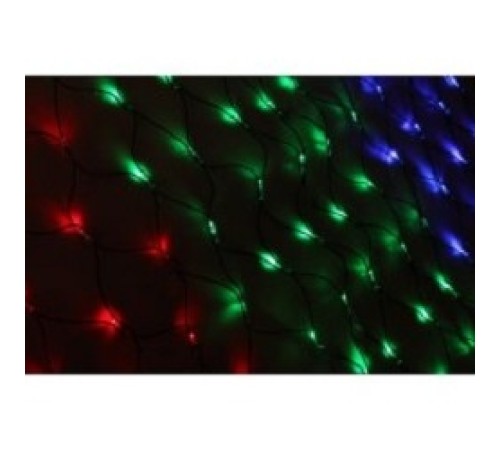 NEON-NIGHT (215-119-6) Гирлянда-сеть {LED 1х1.5 м  МуЛЬТИ с контроллером, 240В}