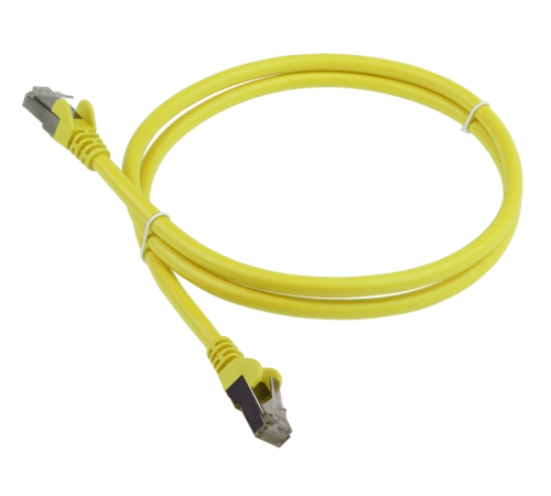 Патч-корд LANMASTER LSZH FTP кат.6, 10 м, желтый