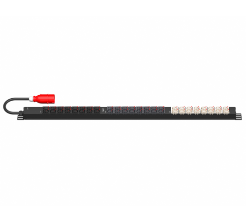 Блок распределения питания SMARTWATT PDU P-series 0U-B-3P16A-SMB-24C13-24C39-UL-3M-IEC309