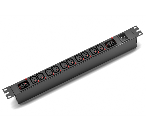 Блок распределения питания SMARTWATT PDU P-series 1U-B-1P16A-SMB-10C13-2C39-UL-2M-IEC320