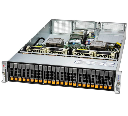 Сервер Supermicro SuperServer 2U 221H-TN24R noCPU(2)4th Gen Xeon Scalable/ TDP350W/ no DIMM(32)/ 24x2,5"/ 2x25Gb/ SFT-DCMS-SINGLE/ 1st config Сервер Supermicro SuperServer 2U 221H-TN24R noCPU(2)4th Gen Xeon Scalable/ TDP350W/ no DIMM(32)/ 24x2,5"/ 2x25Gb/ SFT-DCMS-SINGLE/ 1st config
