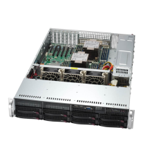 Сервер Supermicro SuperServer 2U 621P-TR noCPU(2)4th GenScalable(MCC Carrier)/TDP 300W/no DIMM(16)DDR5/ noHDD(8)LFF/6xLP,M2/2x1GbE/2x1200W