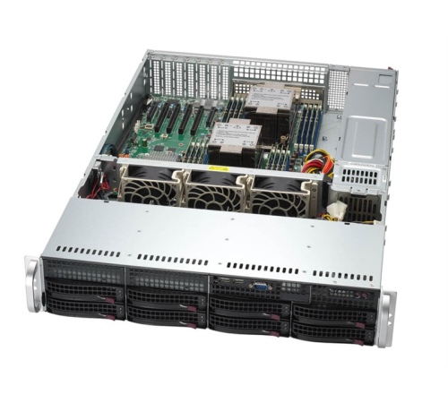 Сервер Supermicro SuperServer 2U 621P-TR noCPU(2)4th GenScalable(MCC Carrier)/TDP 300W/no DIMM(16)DDR5/ noHDD(8)LFF/6xLP,M2/2x1GbE/2x1200W Сервер Supermicro SuperServer 2U 621P-TR noCPU(2)4th GenScalable(MCC Carrier)/TDP 300W/no DIMM(16)DDR5/ noHDD(8)LFF/6xLP,M2/2x1GbE/2x1200W