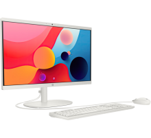 HP 22-dg0008ci NT 21.5" FHD(1920x1080) INTEL N100, 8GB DDR5 4800 (1x8GB), SSD 512Gb, Intel Internal Graphics, noDVD,Rus/Eng kbd&mouse wired, HD Webcam, Cashmere White, FreeDos, 1Y Wty