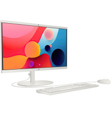 HP 22-dg0008ci NT 21.5" FHD(1920x1080) INTEL N100, 8GB DDR5 4800 (1x8GB), SSD 512Gb, Intel Internal Graphics, noDVD,Rus/Eng kbd&mouse wired, HD Webcam, Cashmere White, FreeDos, 1Y Wty