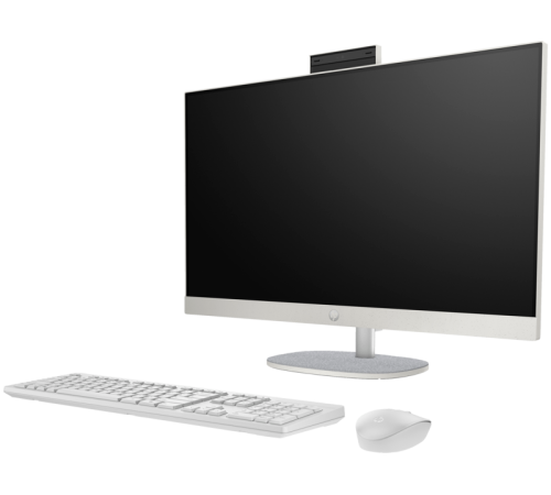 HP 27-cr1018ci NT 27" FHD(1920x1080) Intel Ultra7-155U, 16GB DDR5 5600 (1x16GB), SSD 512Gb,  Intel Internal Graphics, noDVD, kbd(rus)&mouse wireless, HD Webcam,  Shell White, FreeDOS, 1Y Wty