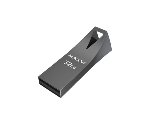 Maxvi USB Drive 32GB MK2 dark grey, монолит, металл, USB 2.0 Maxvi USB Drive 32GB MK2 dark grey, монолит, металл, USB 2.0