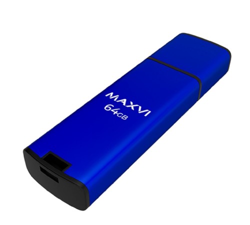 Maxvi USB Drive 64GB MP2 black, монолит с колпачком, ABS пластик + металл, USB 2.0 Maxvi USB Drive 64GB MP2 black, монолит с колпачком, ABS пластик + металл, USB 2.0