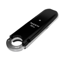 Maxvi USB Drive 32GB P2  32GB black, монолит с колпачком, ABS пластик, USB 2.0