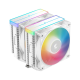 Кулер для процессора DEEPCOOL AG620 WH ARGB V2 LGA20XX/1700/1200/115X/AM5/AM4 (9шт/кор, TDP 260W, PWM, ARGB DUAL Fan 120mm, 6 тепл. трубок, белый) RET