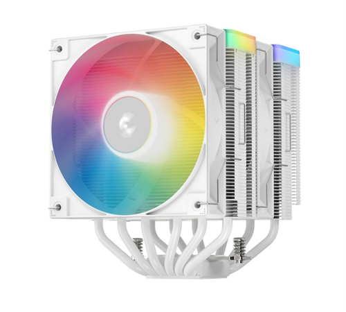 Кулер для процессора DEEPCOOL AG620 WH ARGB V2 LGA20XX/1700/1200/115X/AM5/AM4 (9шт/кор, TDP 260W, PWM, ARGB DUAL Fan 120mm, 6 тепл. трубок, белый) RET Кулер для процессора DEEPCOOL AG620 WH ARGB V2 LGA20XX/1700/1200/115X/AM5/AM4 (9шт/кор, TDP 260W, PWM, ARGB DUAL Fan 120mm, 6 тепл. трубок, белый) RET