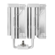 Кулер для процессора DEEPCOOL AG620 WH ARGB V2 LGA20XX/1700/1200/115X/AM5/AM4 (9шт/кор, TDP 260W, PWM, ARGB DUAL Fan 120mm, 6 тепл. трубок, белый) RET