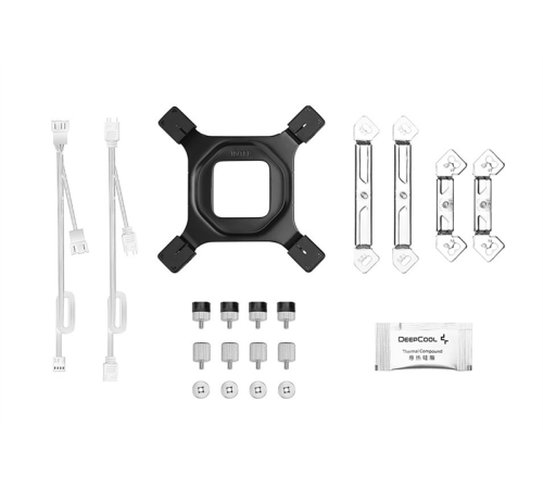 Кулер для процессора DEEPCOOL AG620 WH ARGB V2 LGA20XX/1700/1200/115X/AM5/AM4 (9шт/кор, TDP 260W, PWM, ARGB DUAL Fan 120mm, 6 тепл. трубок, белый) RET Кулер для процессора DEEPCOOL AG620 WH ARGB V2 LGA20XX/1700/1200/115X/AM5/AM4 (9шт/кор, TDP 260W, PWM, ARGB DUAL Fan 120mm, 6 тепл. трубок, белый) RET