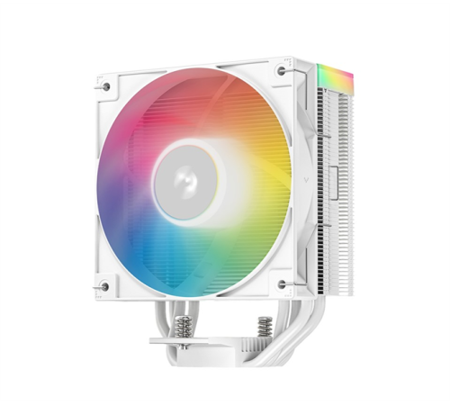 Кулер для процессора DEEPCOOL AG400 WH ARGB V2 LGA1851/1700/1200/115X/AM5/AM4 (18шт/кор, TDP 220W, PWM, ARGB Fan 120mm, 4 тепл. трубки, белый) RET Кулер для процессора DEEPCOOL AG400 WH ARGB V2 LGA1851/1700/1200/115X/AM5/AM4 (18шт/кор, TDP 220W, PWM, ARGB Fan 120mm, 4 тепл. трубки, белый) RET