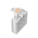 Кулер для процессора DEEPCOOL AG400 WH ARGB V2 LGA1851/1700/1200/115X/AM5/AM4 (18шт/кор, TDP 220W, PWM, ARGB Fan 120mm, 4 тепл. трубки, белый) RET